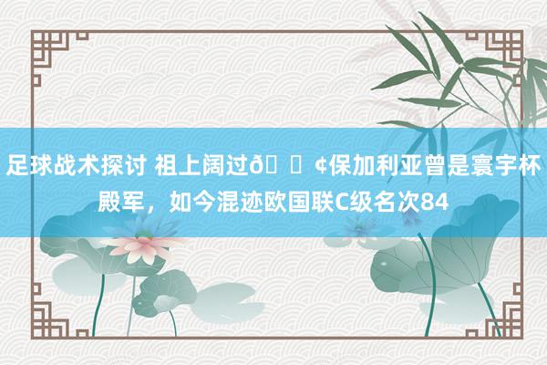 足球战术探讨 祖上阔过😢保加利亚曾是寰宇杯殿军，如今混迹欧国联C级名次84